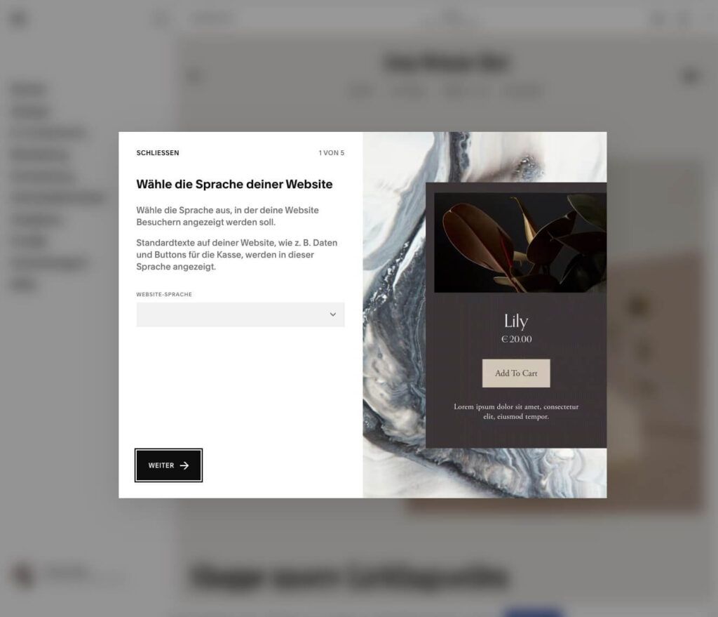 Squarespace onboarding