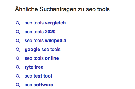 SEO Tool Google Suggest