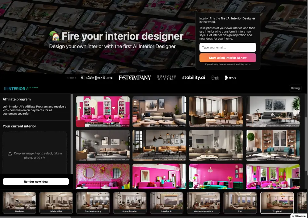 Airbnb Business Tool Tipp für Interior design