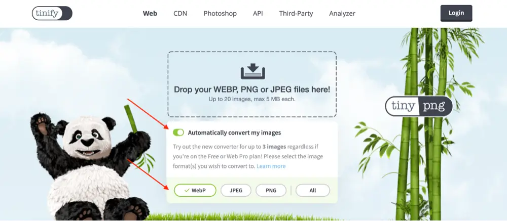 Einfach Bilder automatisch in WebP konvertieren und komprimieren