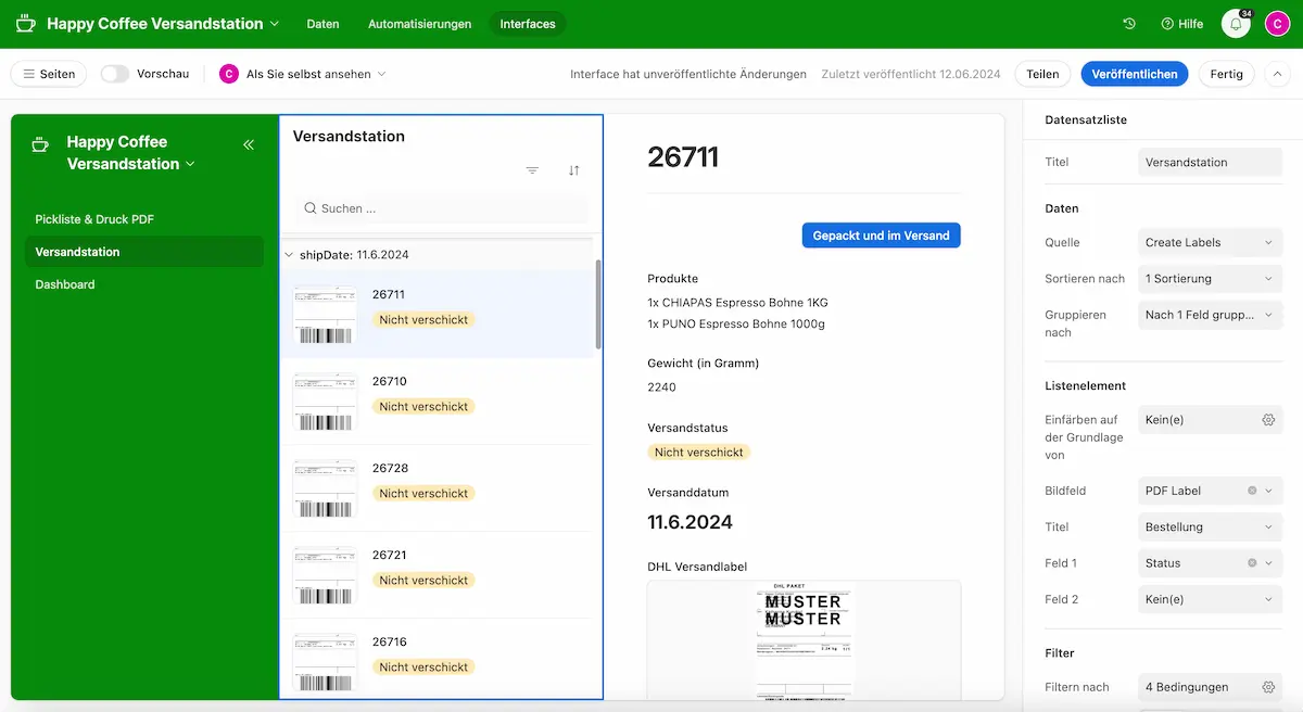 Mit Airtable Interfaces schöne Formulare und interne Apps erstellen