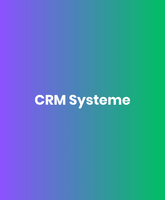 CRM Systeme für kleine Unternehmen