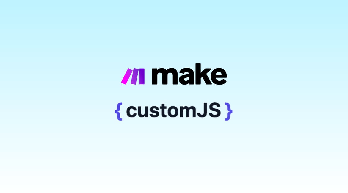 Javascript in Make mit CustomJS ausführen