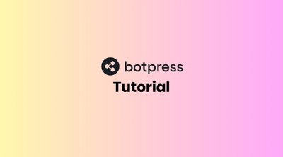 Botpress Tutorial - KI Chatbot erstellen