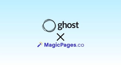 Ghost Hosting: Lifetime Deal + günstiges Abo mit MagicPages