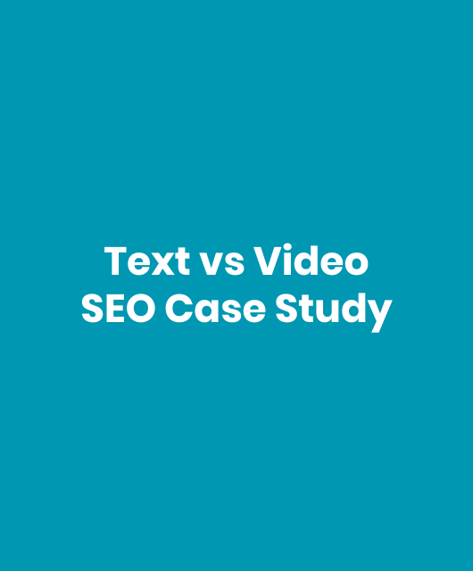 Video SEO vs Text SEO